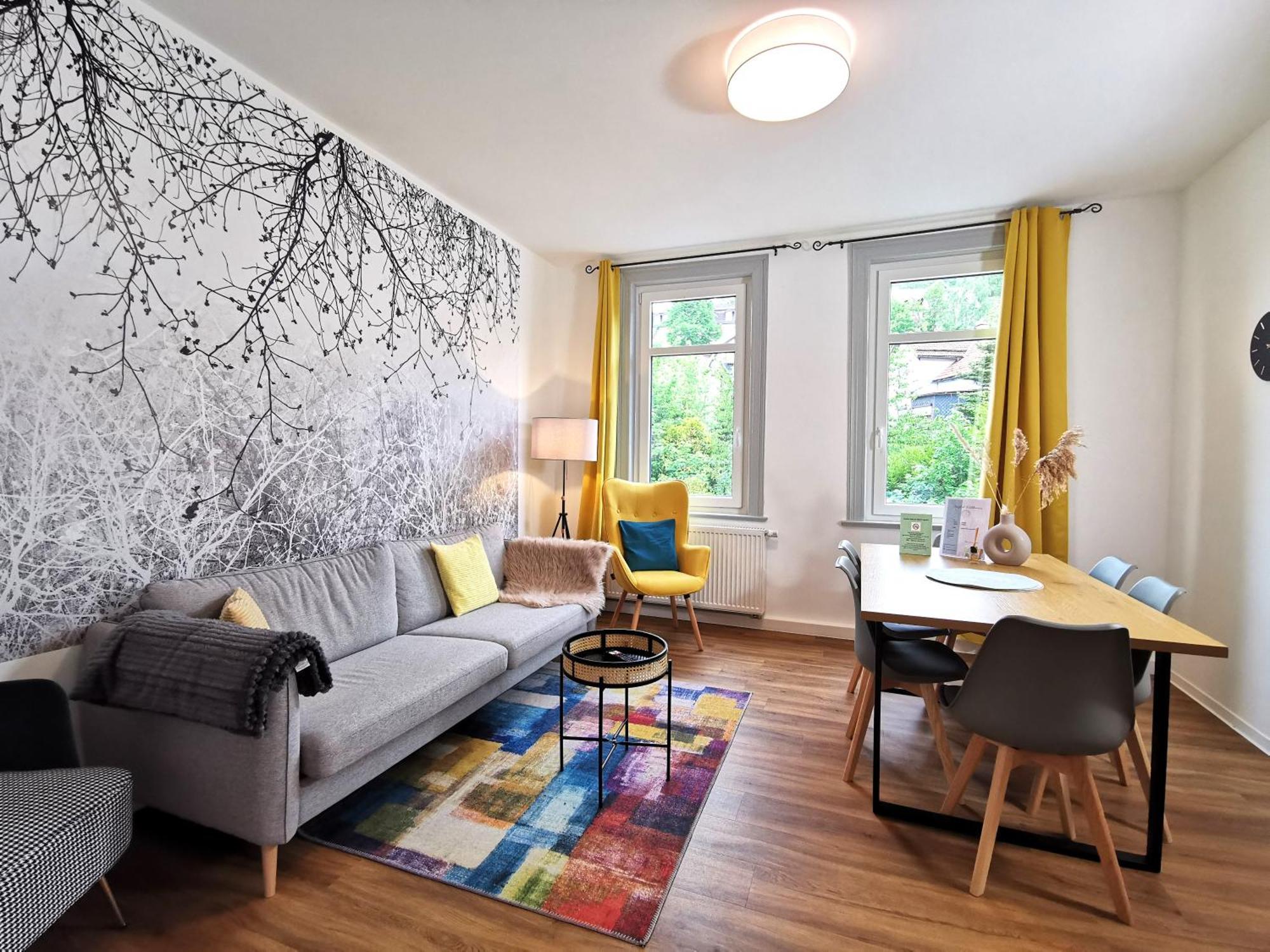 Bohnapartments - Stadtblick Zechenhaus - Balkon - Gratis Parkplatz - Wlan - Sehr Ruhig - Barrierearm Ilmenau Exterior foto